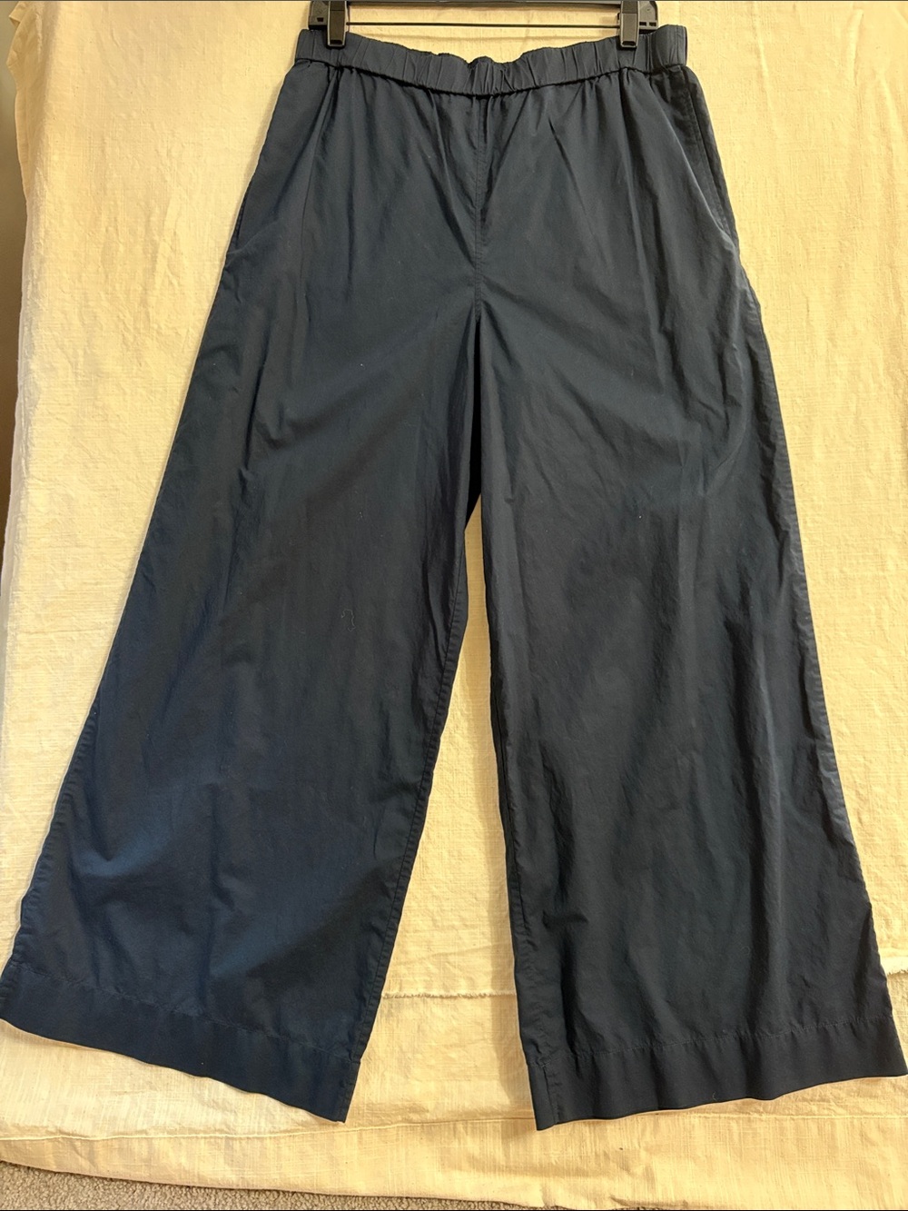 COS wide leg pull on navy pant women’s size small
